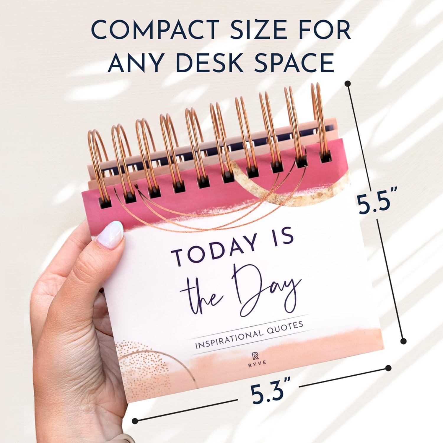 Calendario Motivacional RYVE 2025 - Rosa, Páginas Diarias