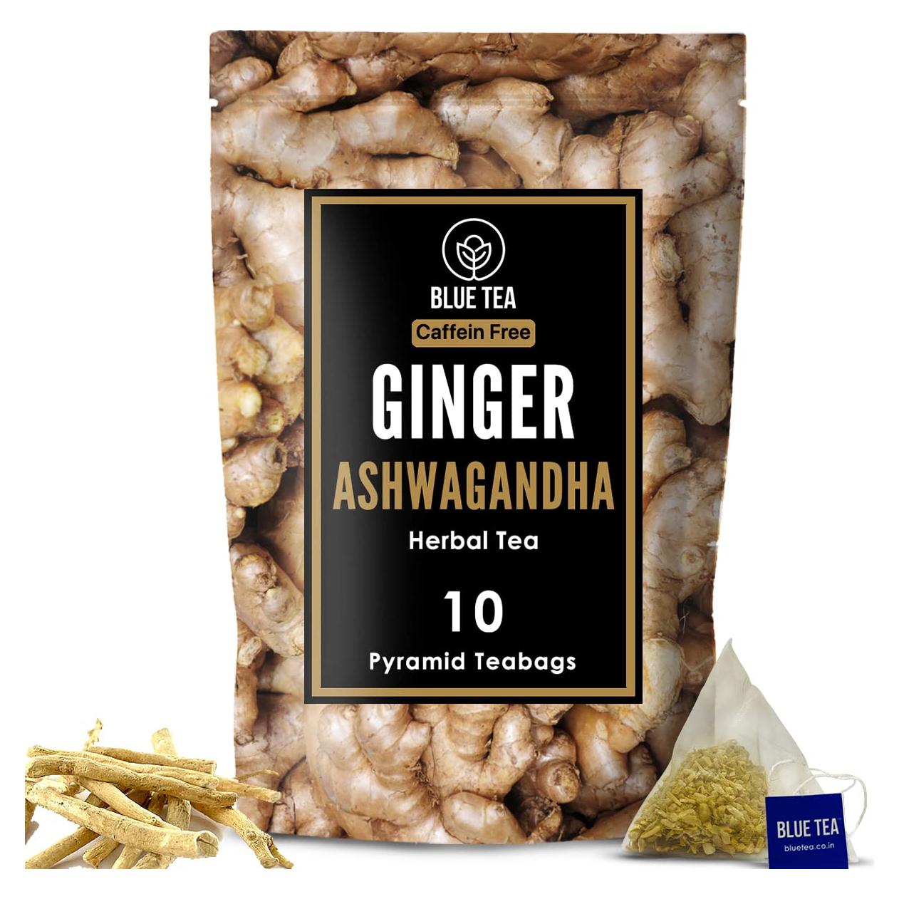 Té de Hierbas Jengibre Ashwagandha Redplum - 10 Bolsas