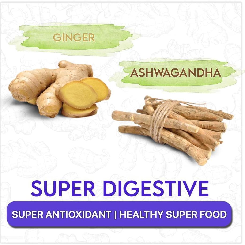 Té de Hierbas Jengibre Ashwagandha Redplum - 10 Bolsas