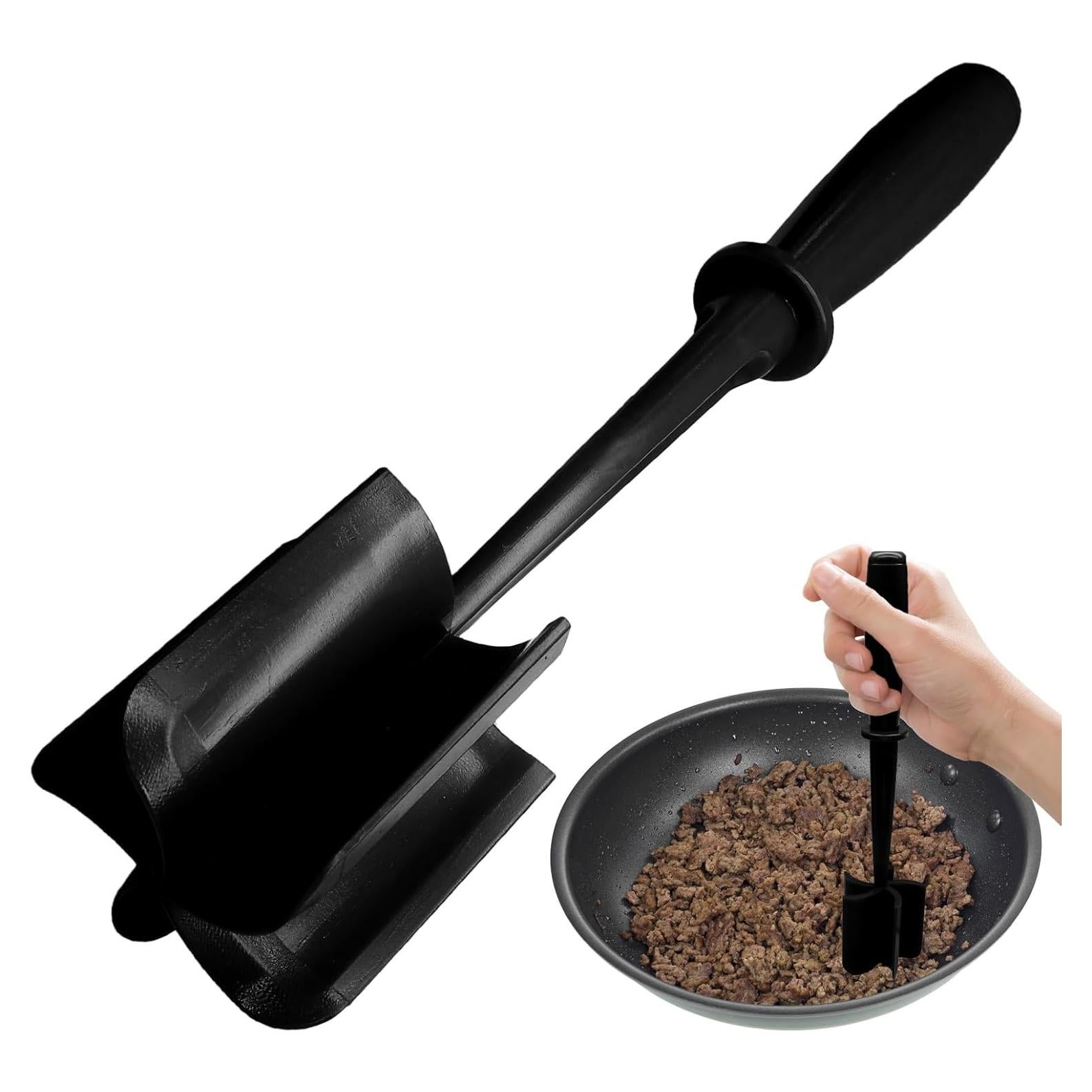 Aplastador de Carne Auvotuis 5 Cuchillas Nylon Negro 28x6.5cm