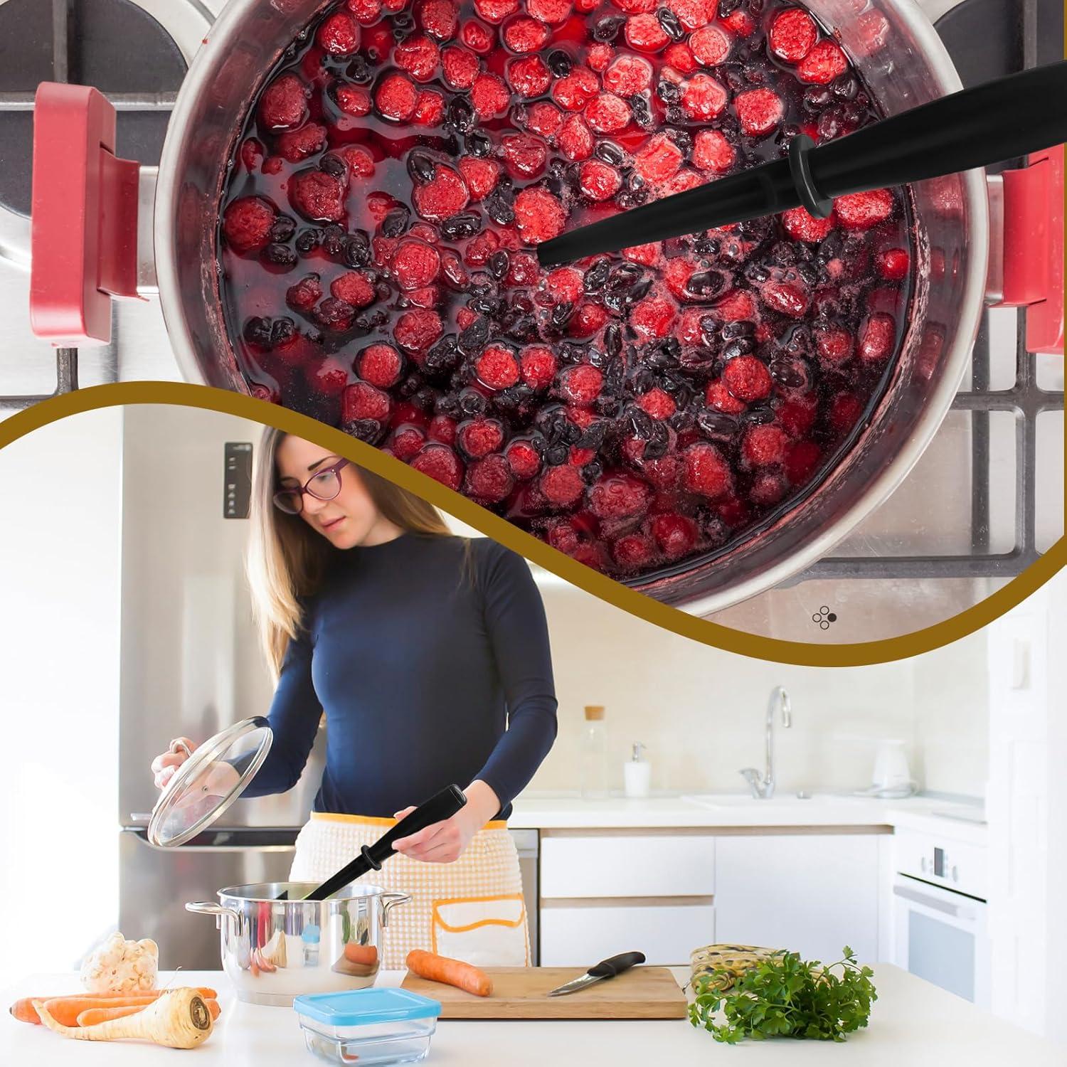 Aplastador de Carne Auvotuis 5 Cuchillas Nylon Negro 28x6.5cm