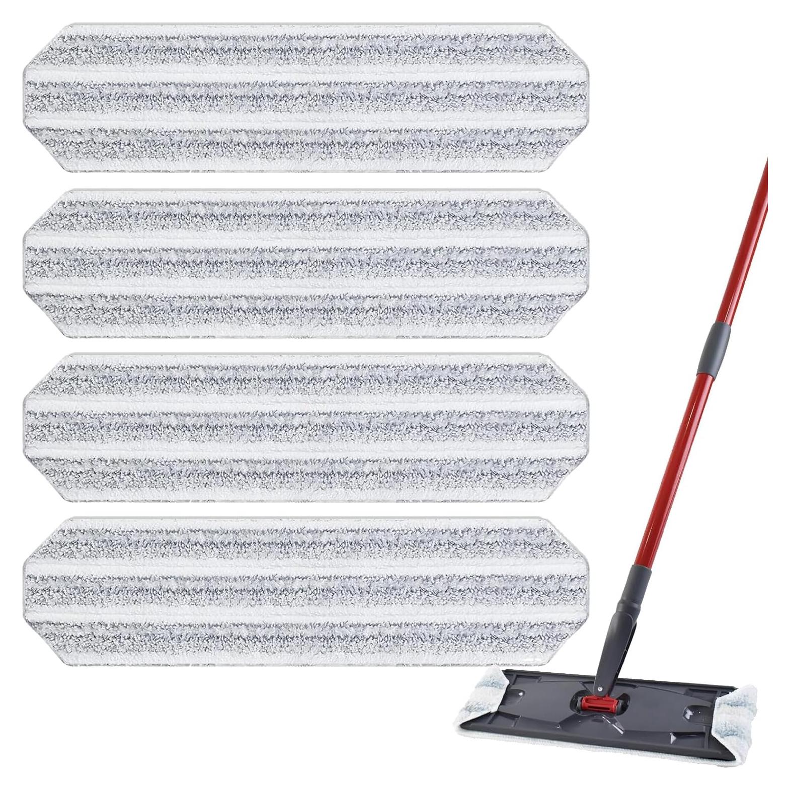 Almohadillas de trapeador O-Cedar H2Pro 4 paquetes microfibra