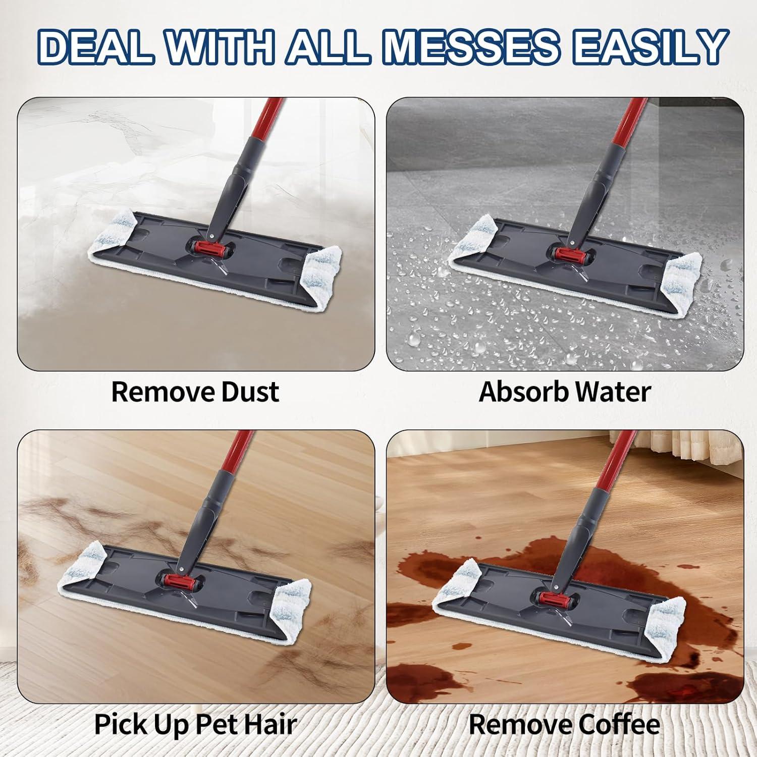 Almohadillas de trapeador O-Cedar H2Pro 4 paquetes microfibra