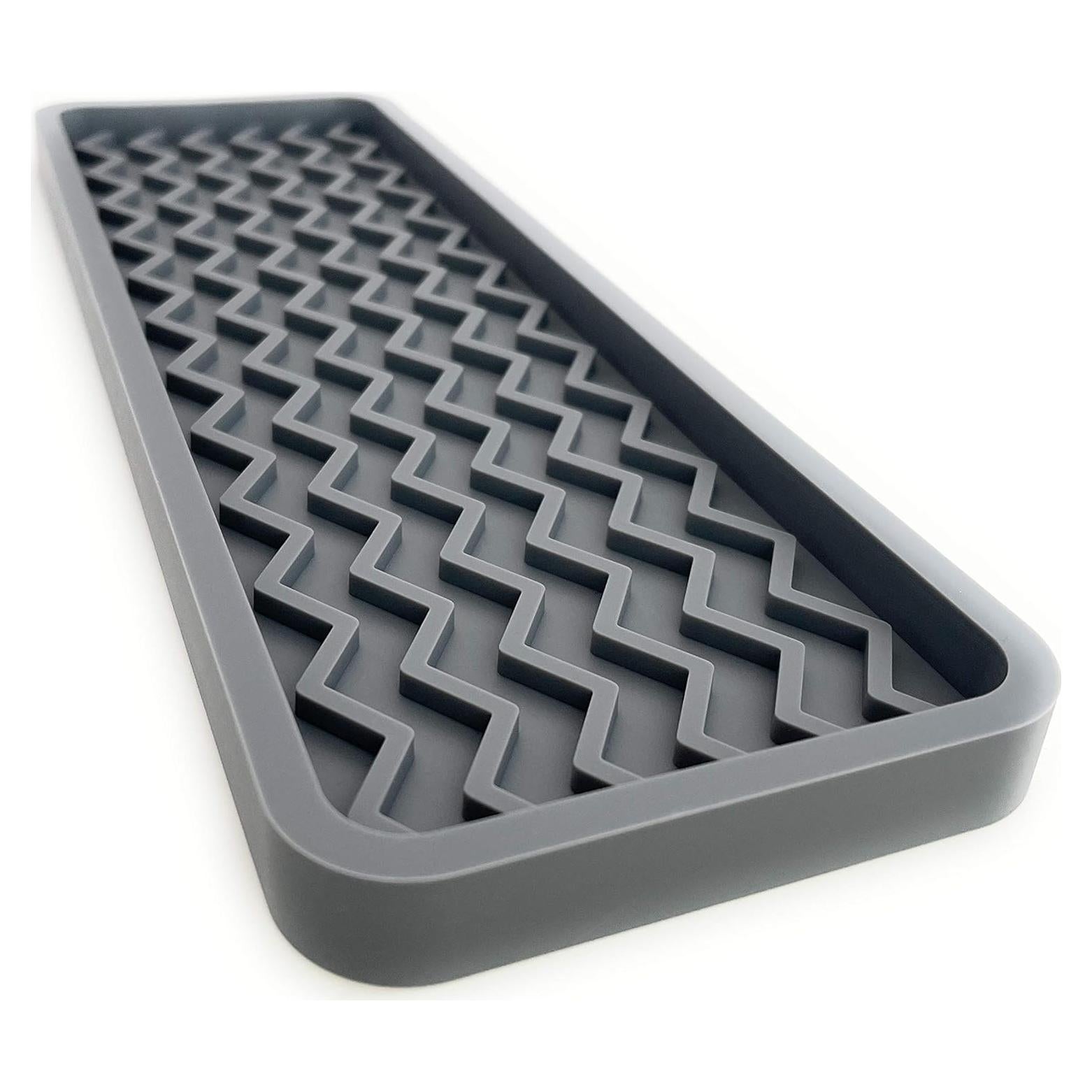 Bandeja Organizadora de Fregadero Happitasa Silicona Gris 30.48x10.16cm