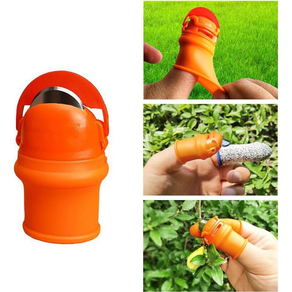Juego de herramientas de jardinería 12 piezas con cuchillos de pulgar