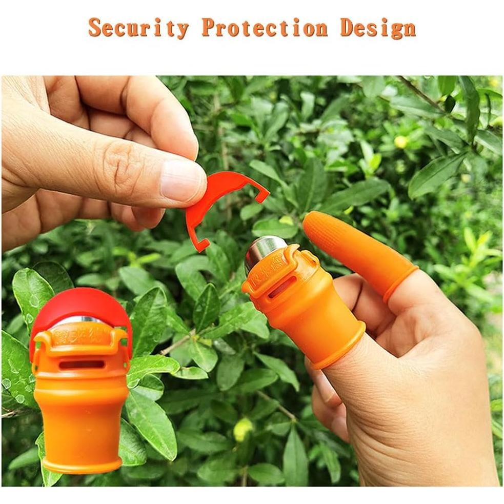 Juego de herramientas de jardinería 12 piezas con cuchillos de pulgar