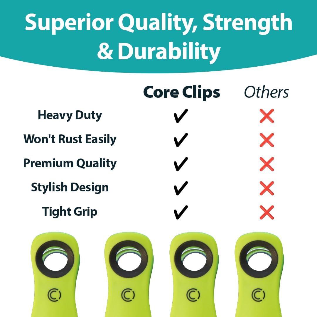 Sujetadores de Toallas CoreClips para Sillas de Playa - 4 Piezas