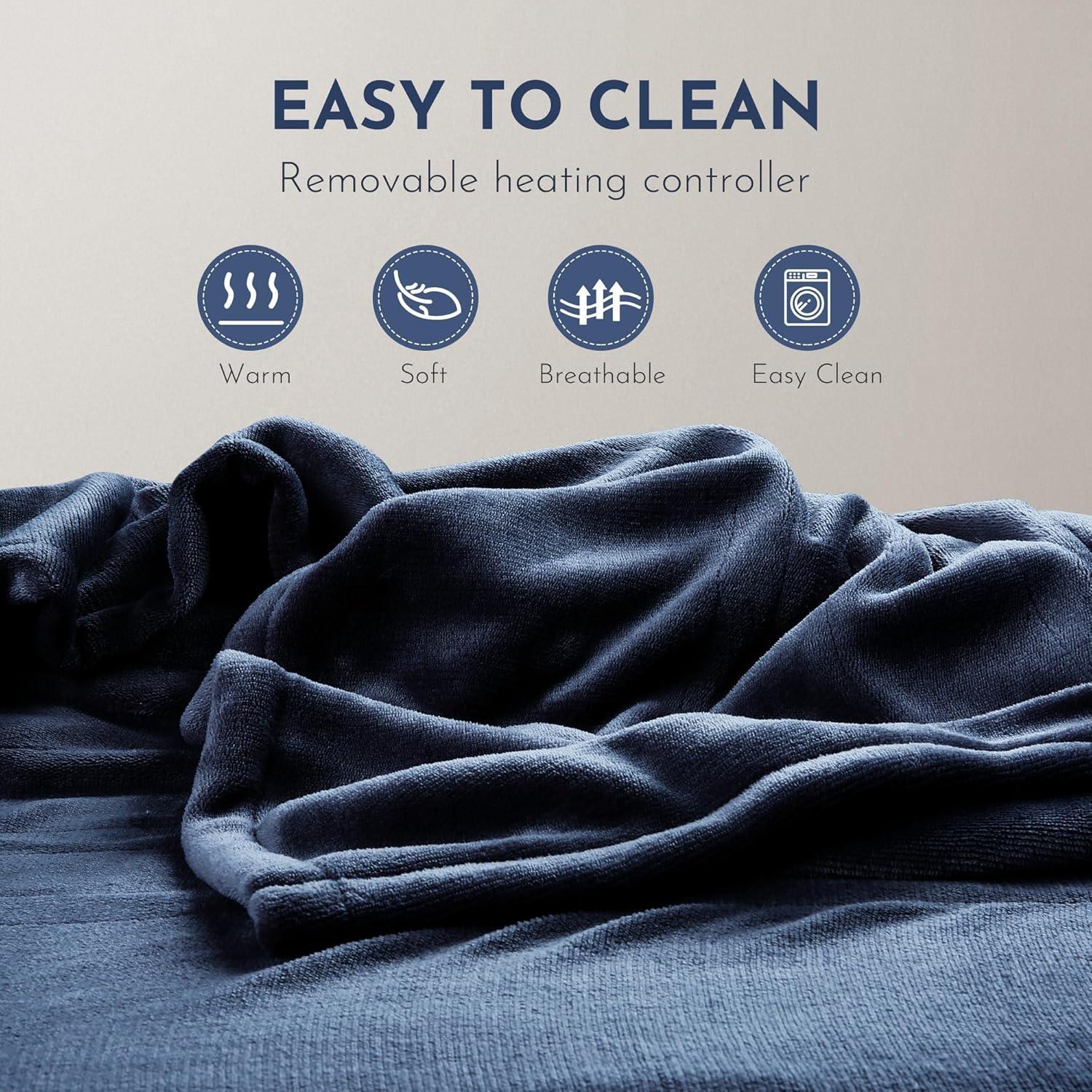 Manta Eléctrica Calentada ONDAN Completo 183x213 cm 4 Niveles