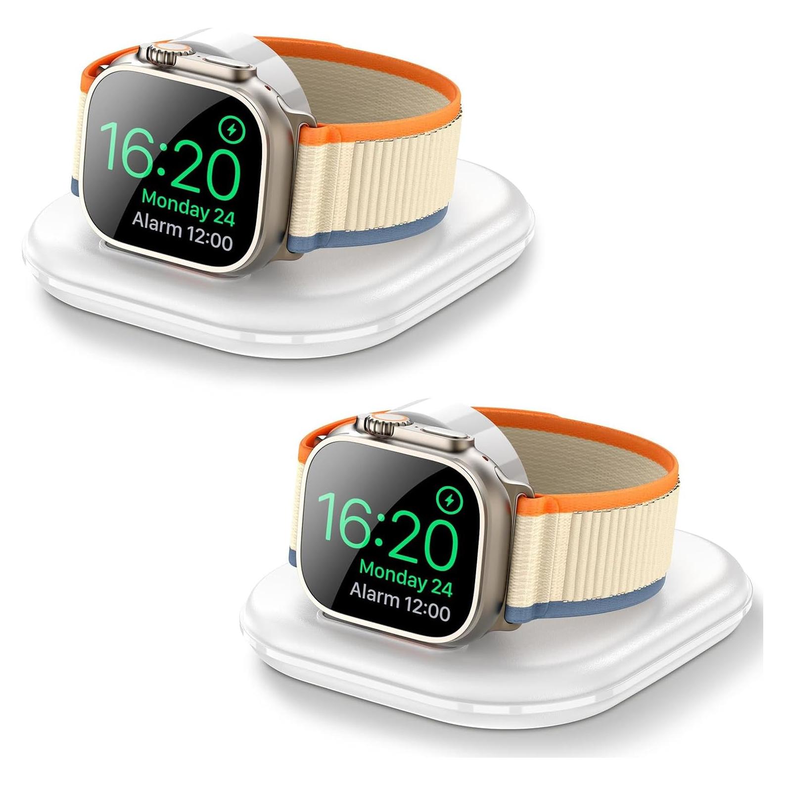 Soporte de Carga Magnético para Apple Watch - 2Pack Blanco