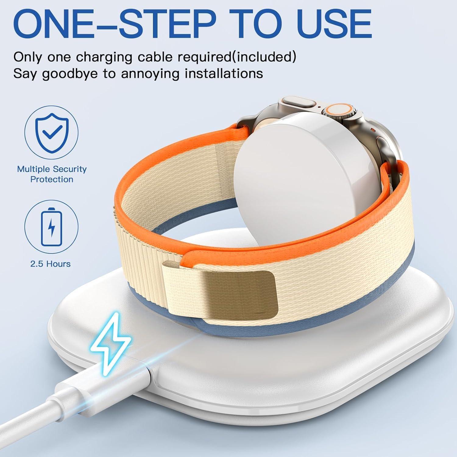 Soporte de Carga Magnético para Apple Watch - 2Pack Blanco