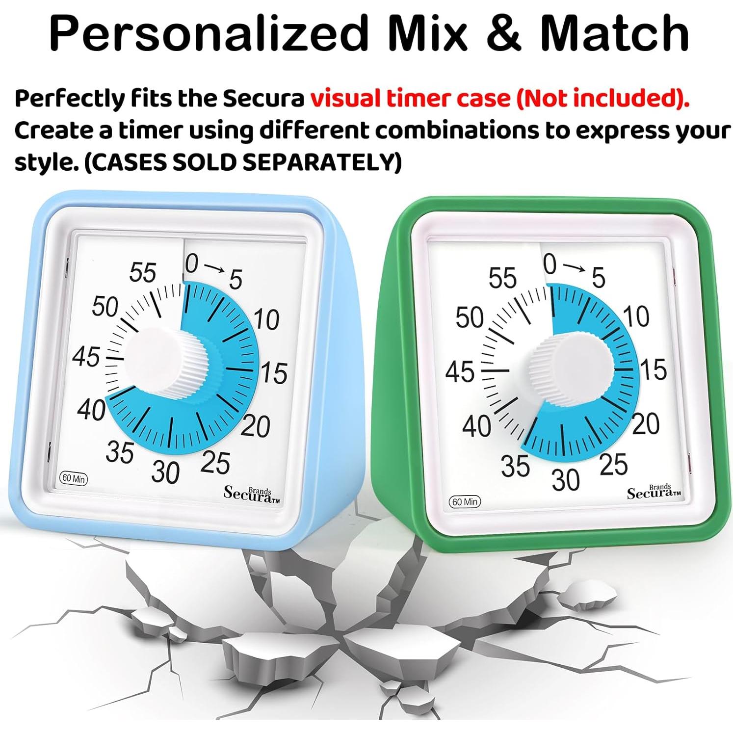 Temporizador Visual Secura 60 Minutos Azul para Niños