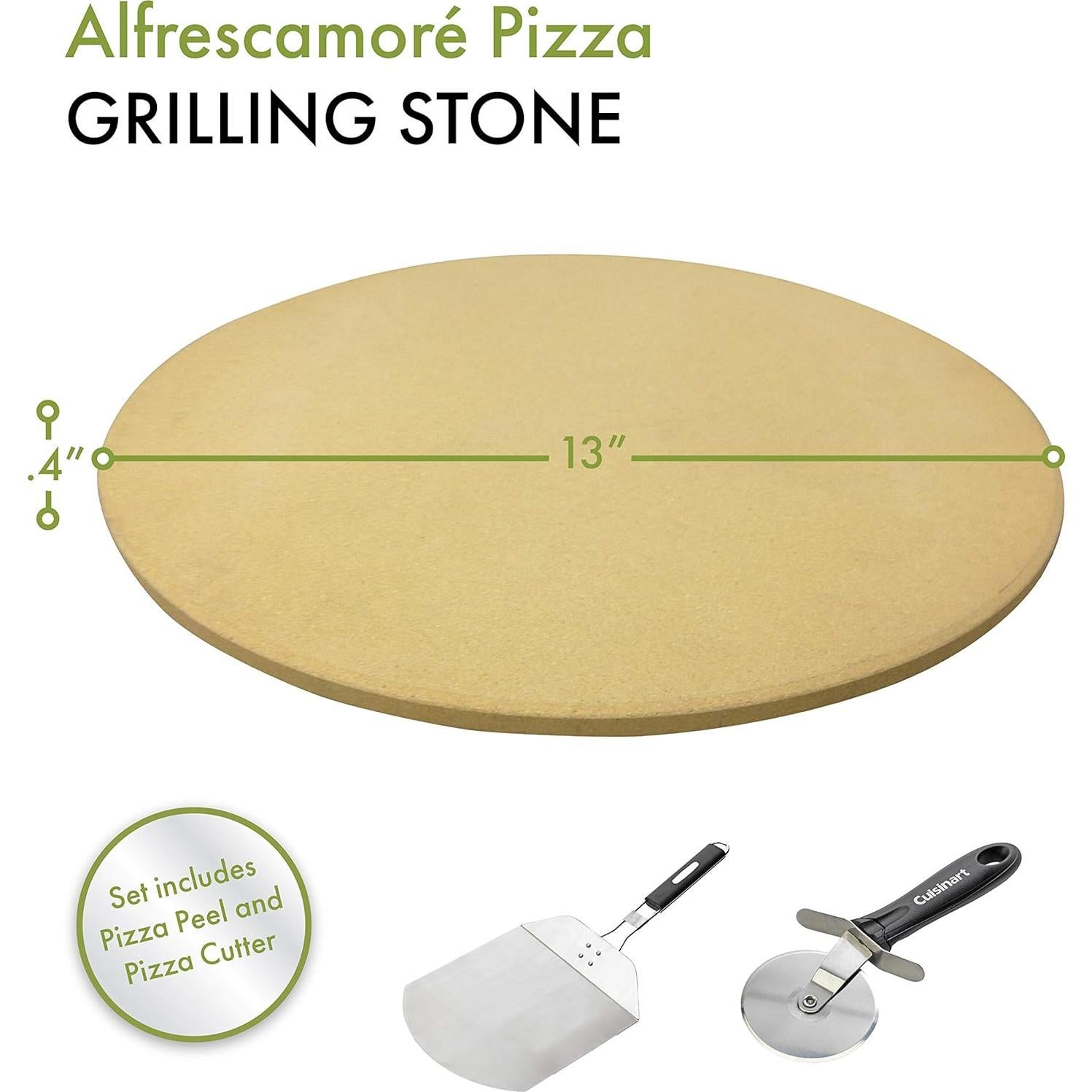 Juego de Parrilla para Pizza Cuisinart + Prensa Hamburguesas