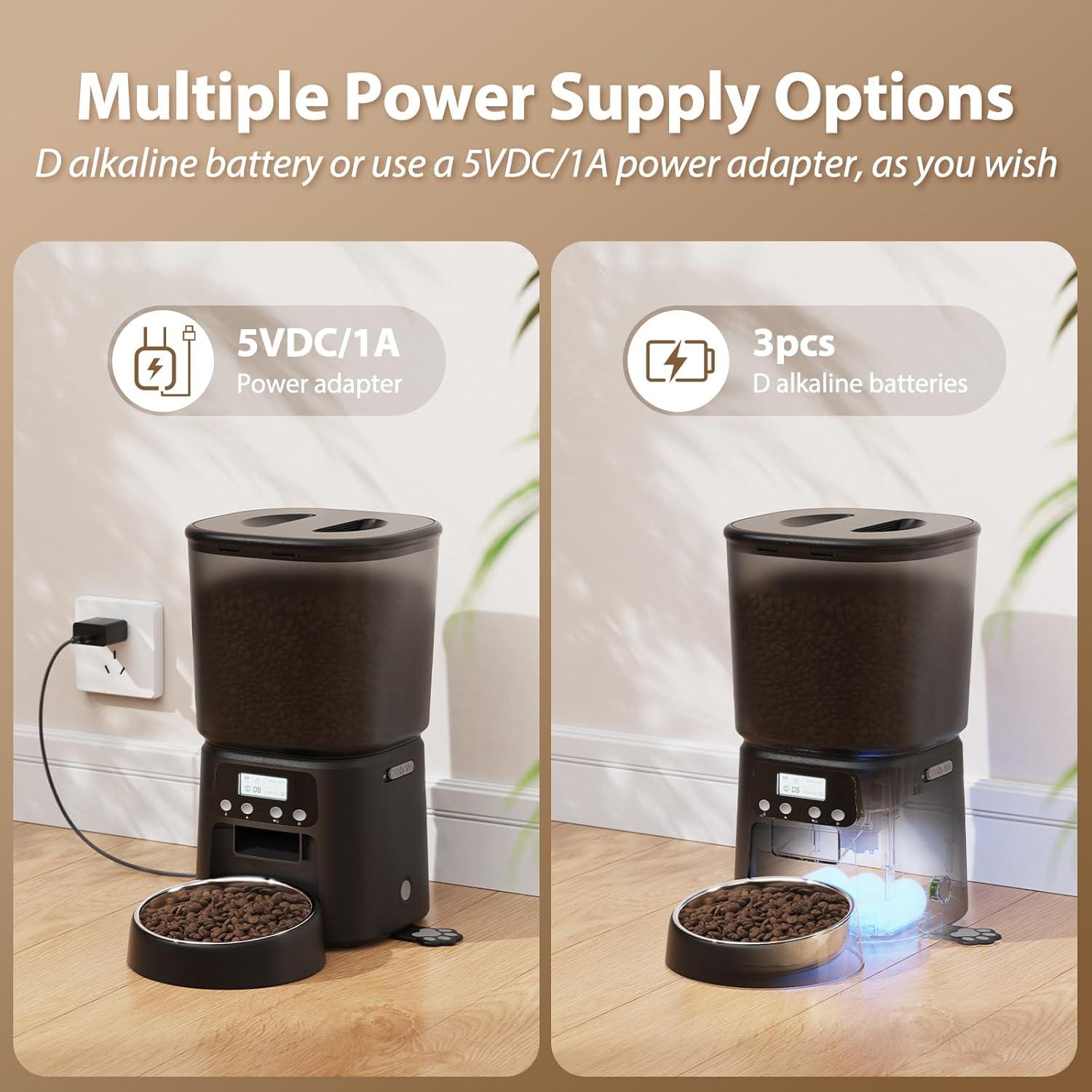 Dispensador Automático de Comida para Gatos Petrice 4L