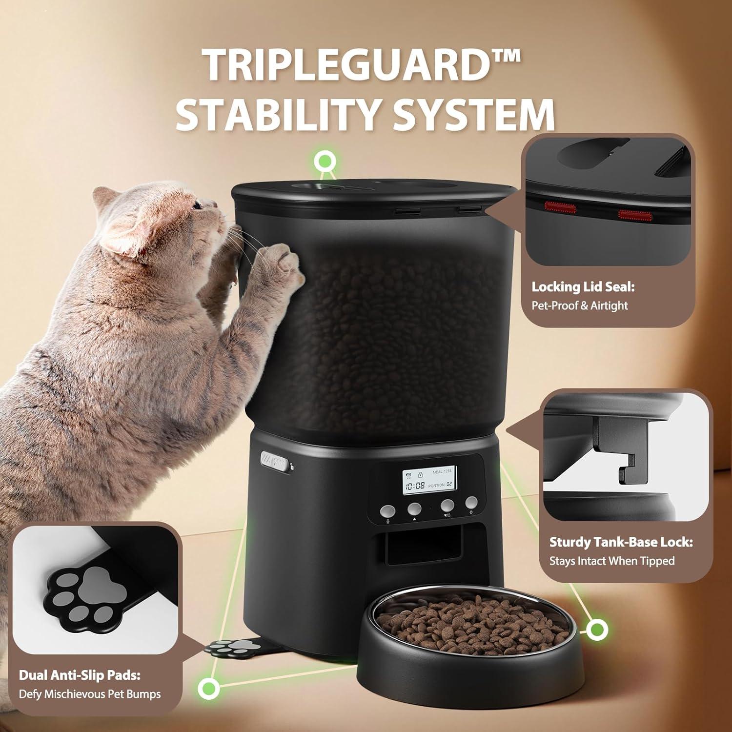 Dispensador Automático de Comida para Gatos Petrice 4L