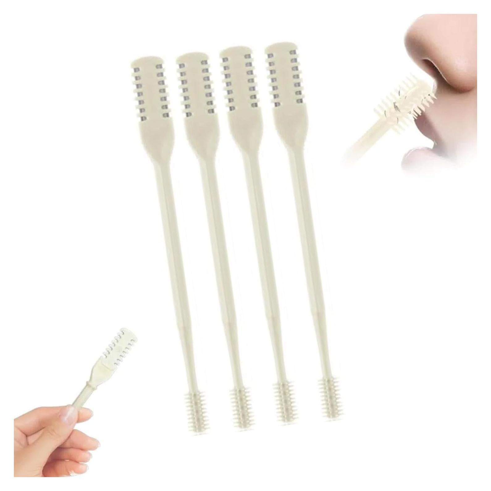 Cortador de Vello Nasal 2 en 1 AOEMSMEISN, 4 Piezas