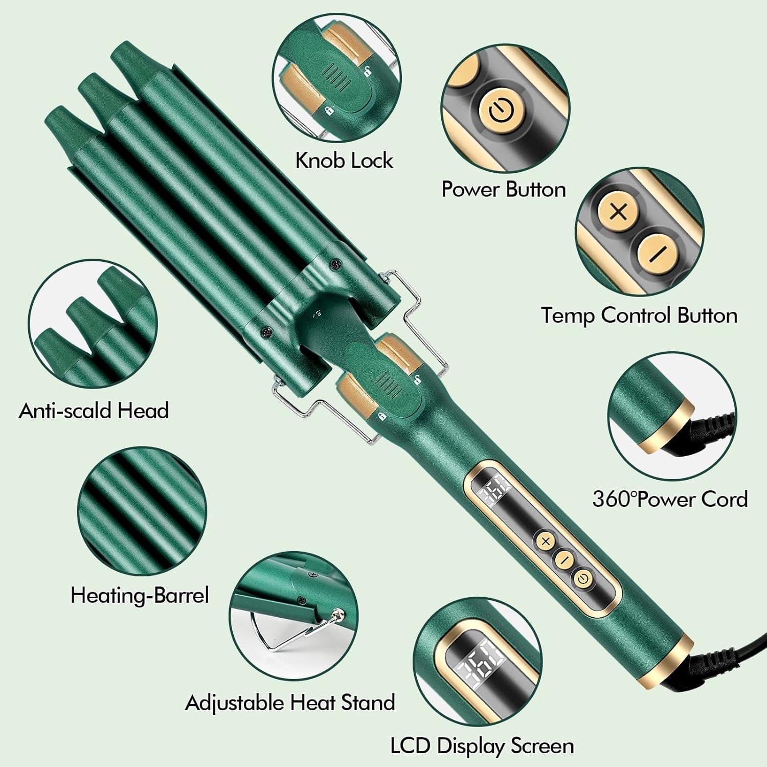 Juego de Plancha de Rizar Yinhua 5 en 1 con Barriles Intercambiables