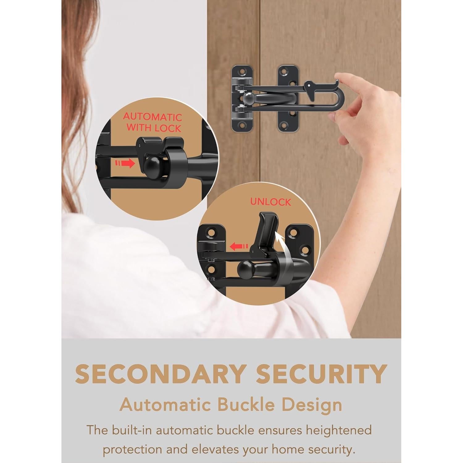 Candado de Barra Oscilante GREATIM GT-SD002-BK Negro