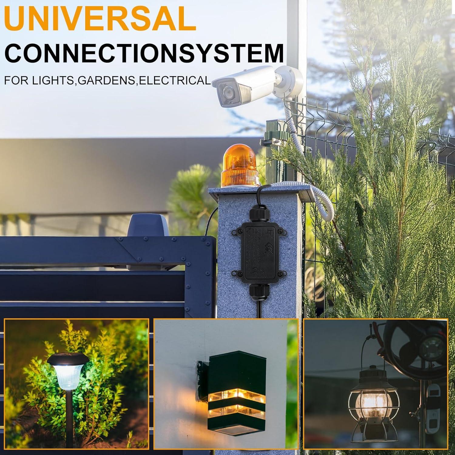 Caja de Conexiones Impermeable IP68 Tynoscco 2 Vías M20 4-12mm