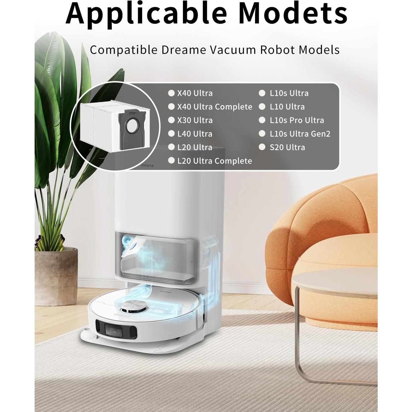 Bolsa de Reemplazo para Aspiradora RGkuti 3.2L x12 Compatible