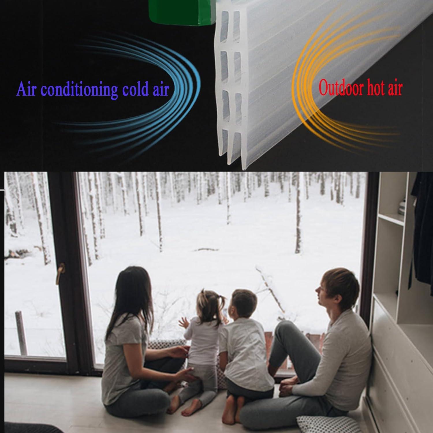 Tapón de Draft YIZHONG para Puertas 99 cm Negro - Barrera Insectos