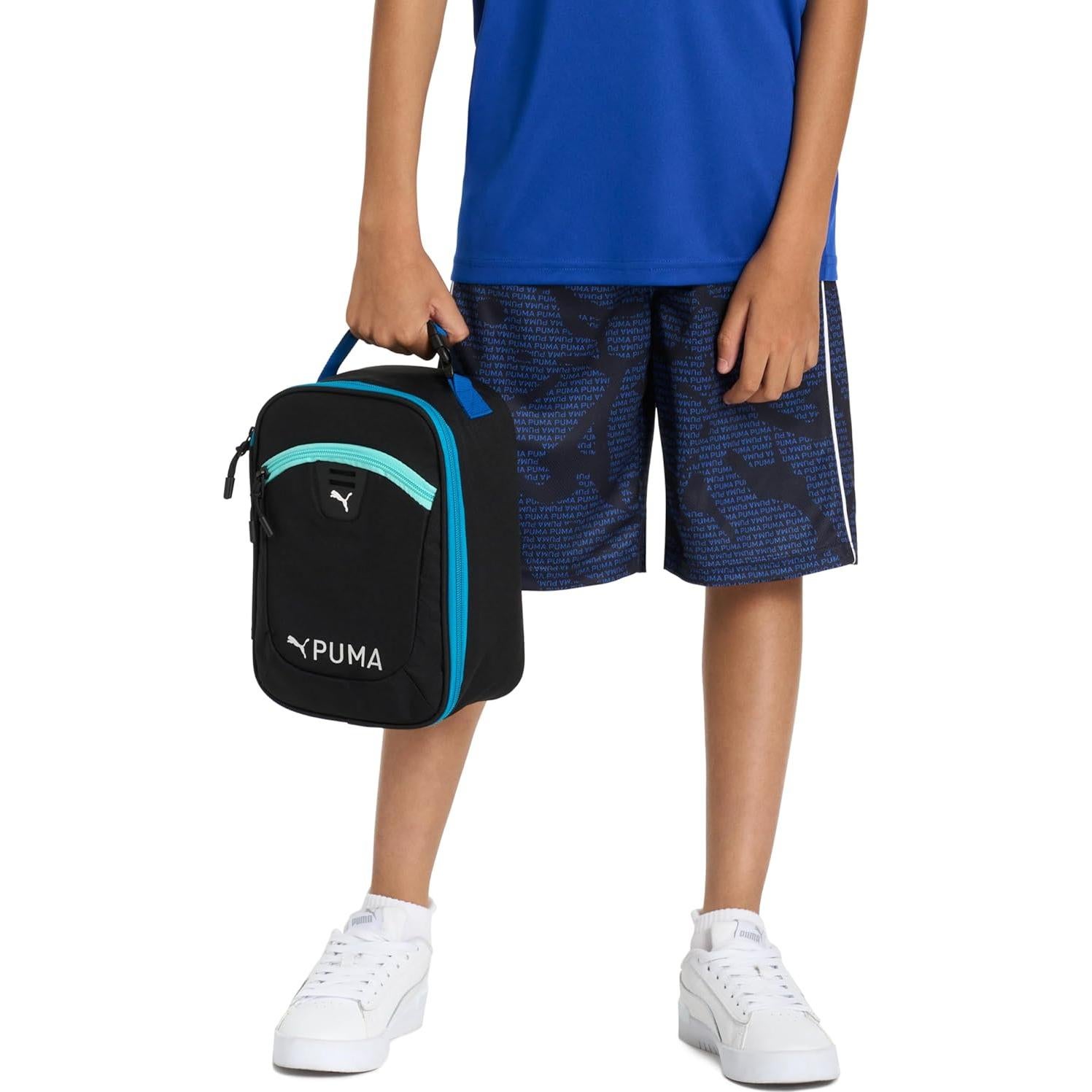 Caja de Almuerzo PUMA Rally Unisex Niños Negro/Gris 25.4x17.8cm