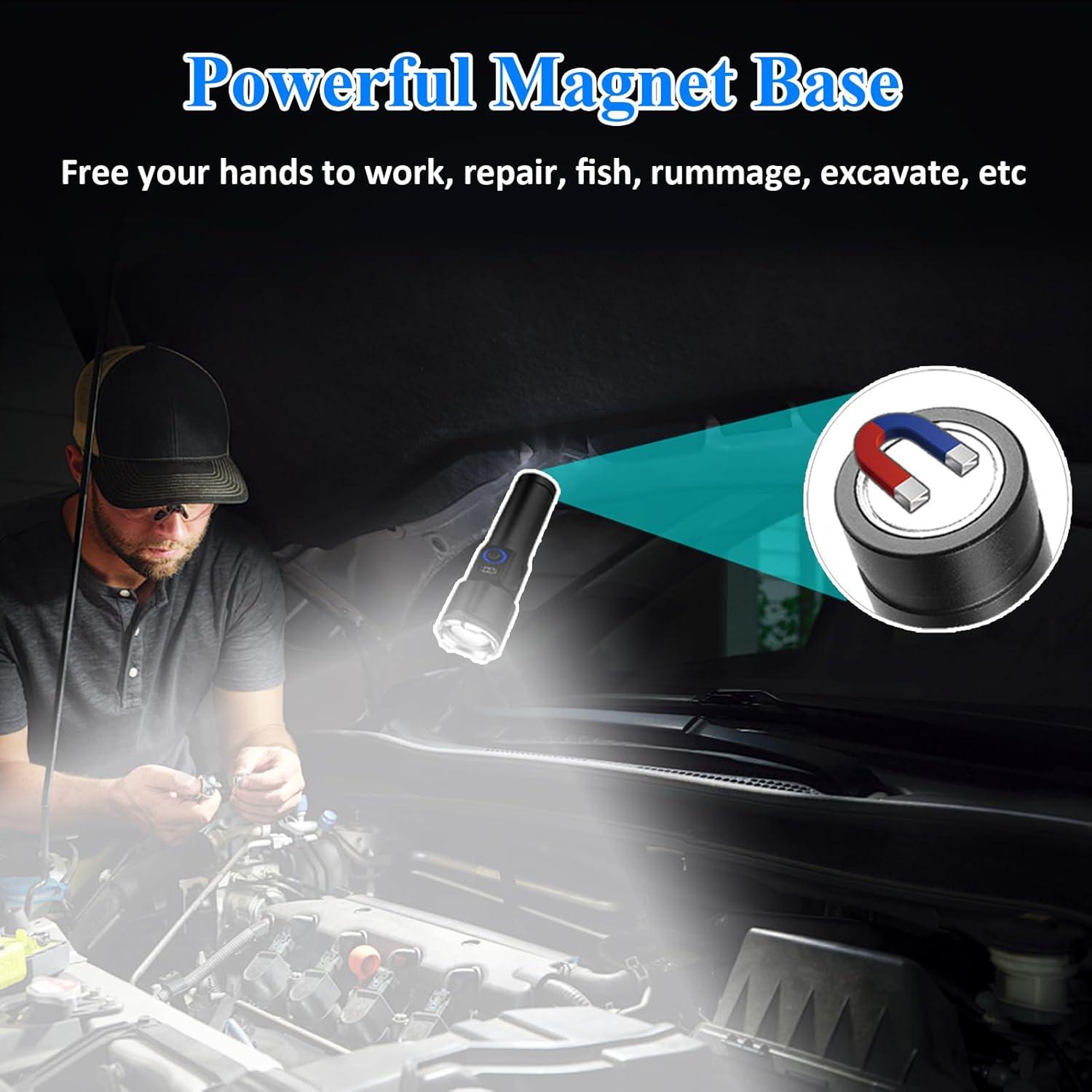 Linterna Táctica Recargable Sogidon LED 5 Modos USB C IP76