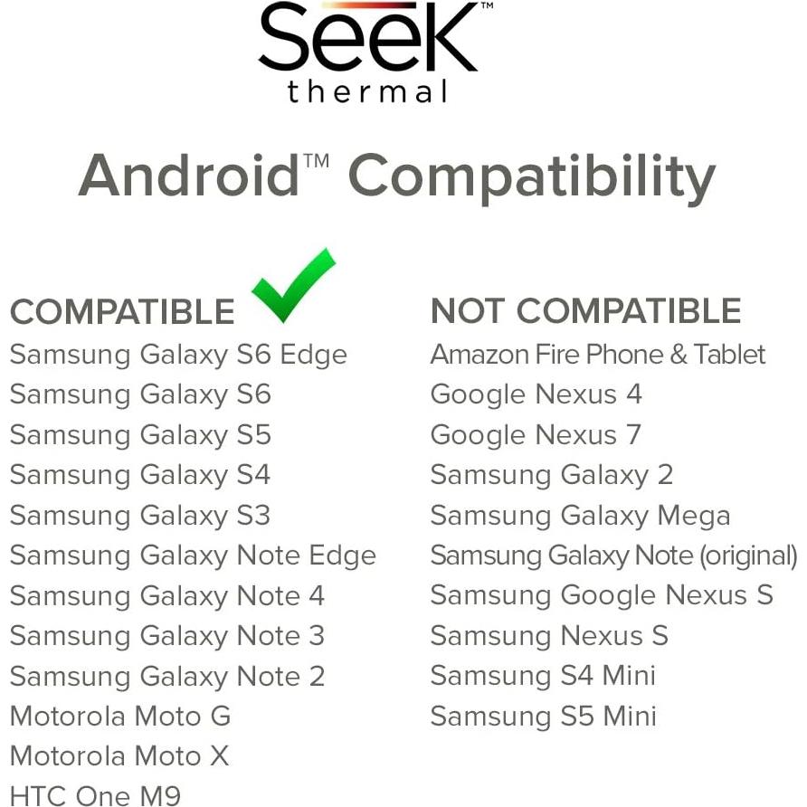 Cámara Térmica Compacta Seek Thermal UW-AAA para Android