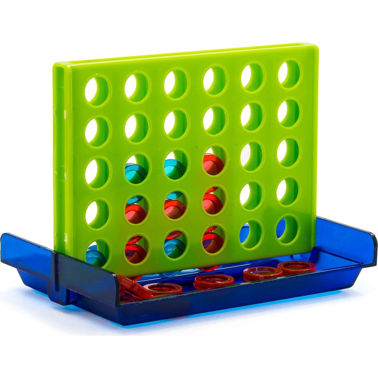 Juego de Mesa Portátil JA-RU Tres en Raya y 4 en Línea