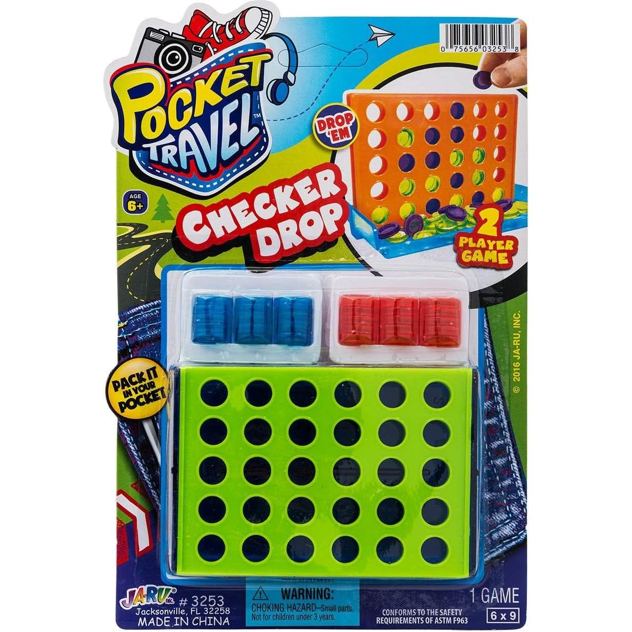 Juego de Mesa Portátil JA-RU Tres en Raya y 4 en Línea