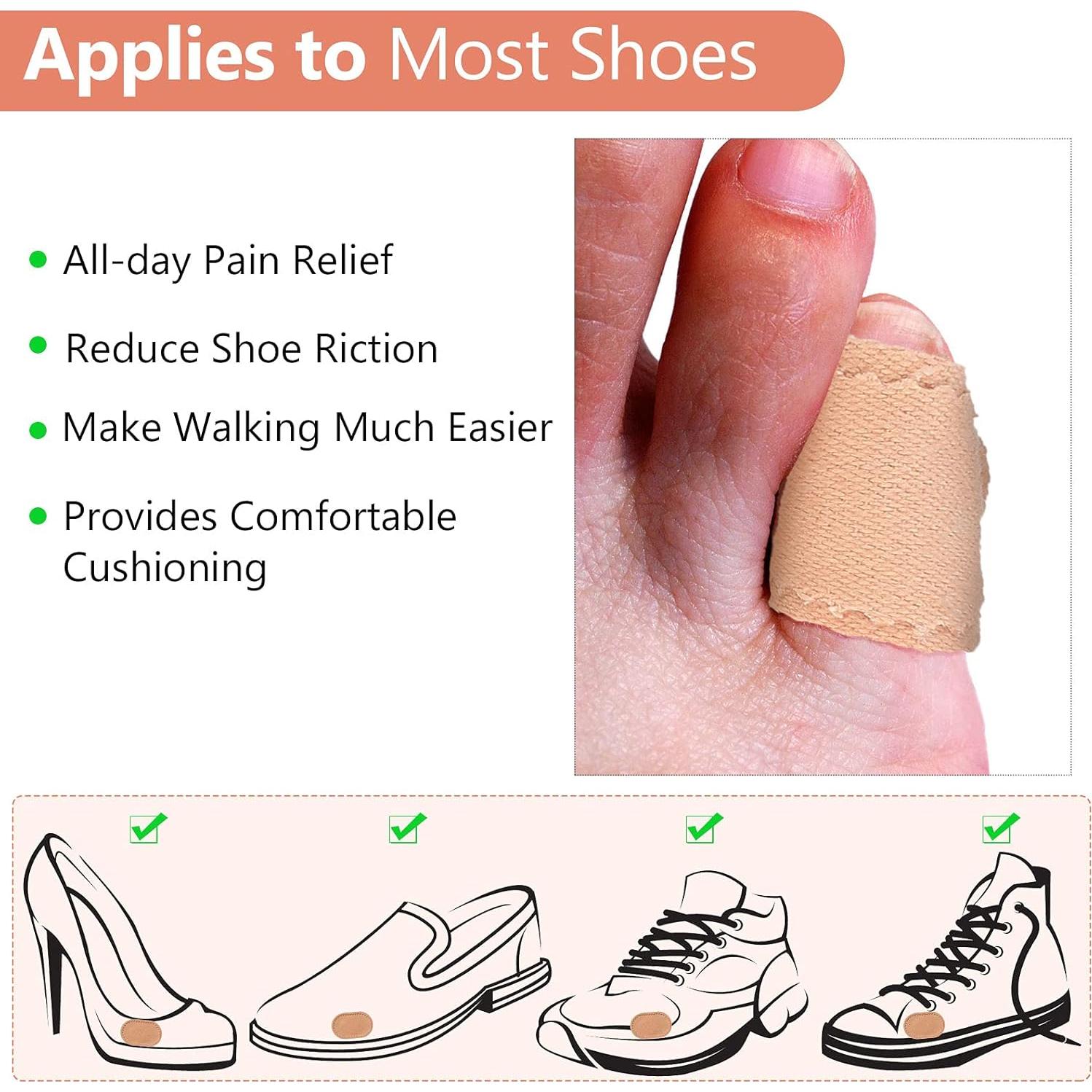 60 Almohadillas Autoadhesivas para Juanetes Nuanchu - Color Piel