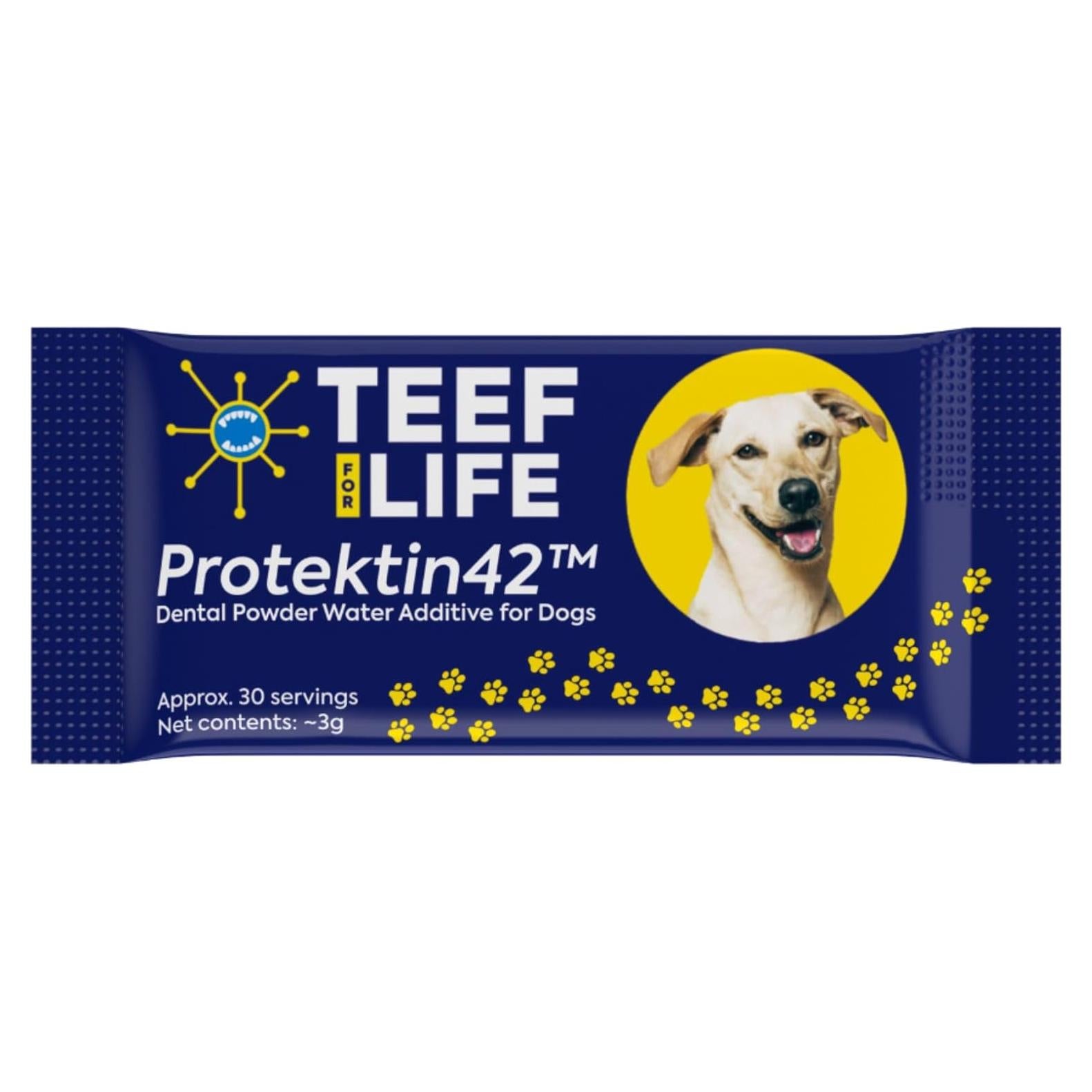 Polvo Dental Prebiótico TEEF Protektin42 para Perros 30 Porciones