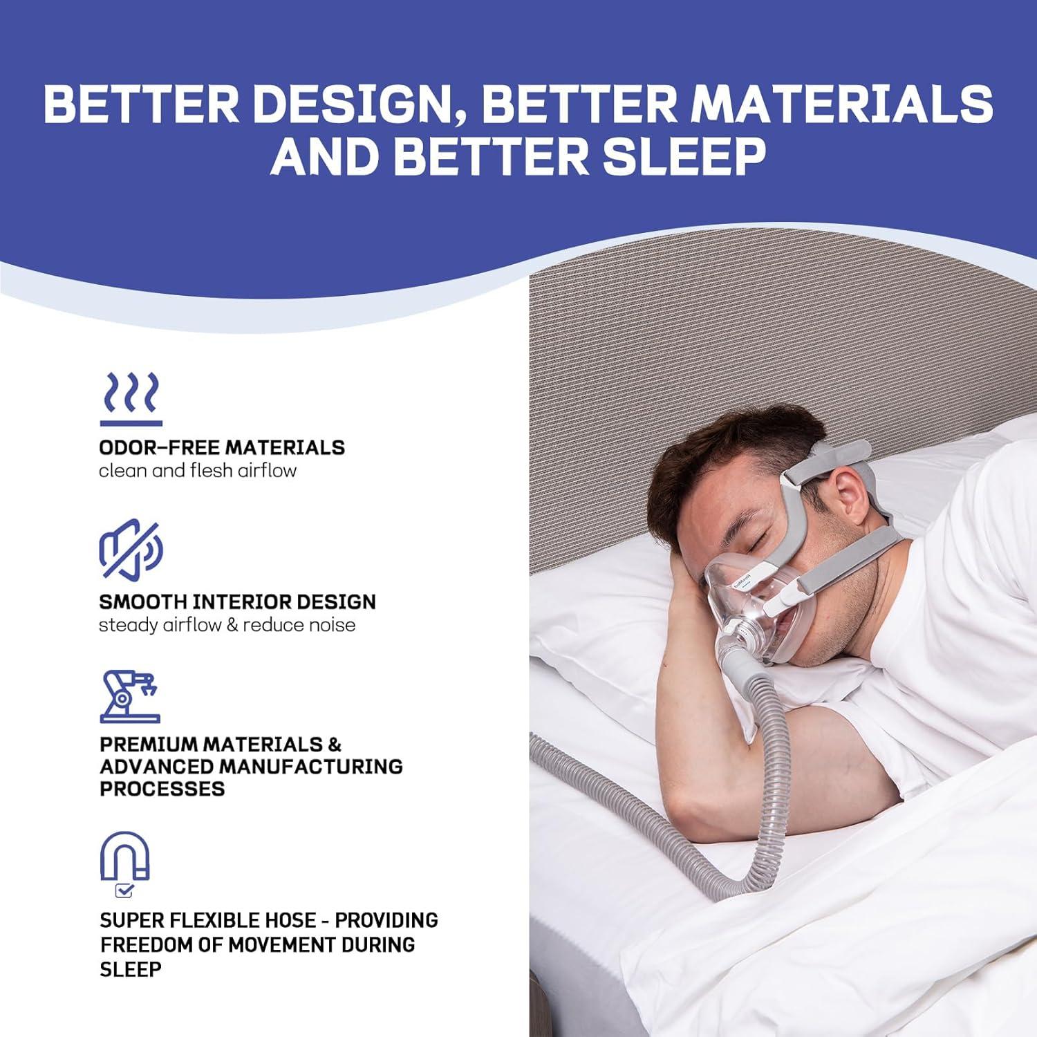 Tubo CPAP OMOTIYA Universal 1.83m 19mm Conectores 22mm