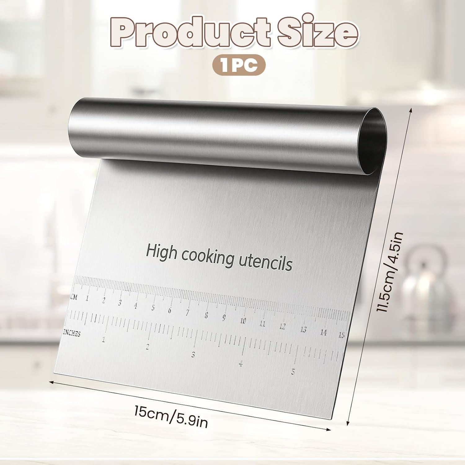 Cortador de Masa de Banco JIYIN Acero Inoxidable 1Pcs