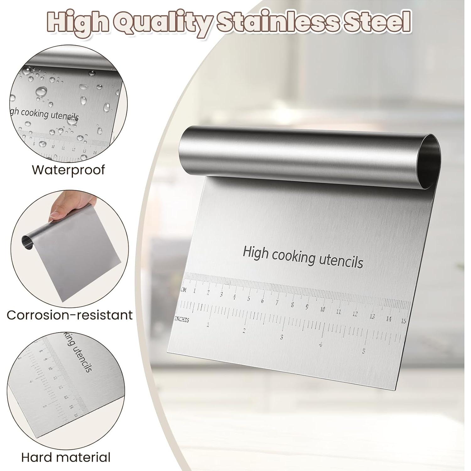 Cortador de Masa de Banco JIYIN Acero Inoxidable 1Pcs