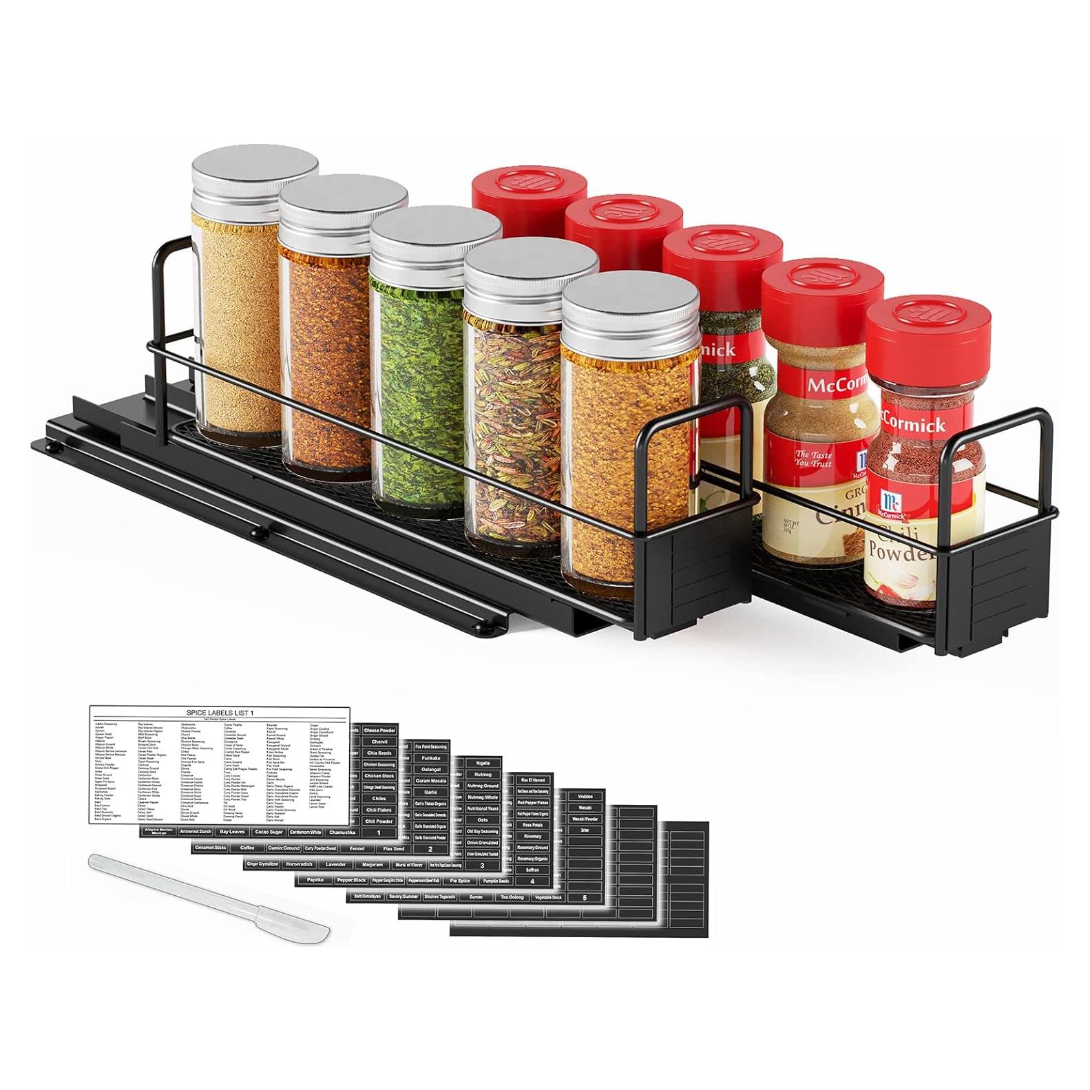 Organizador de Especias SpaceAid Extraíble para Gabinete 2 Cajones