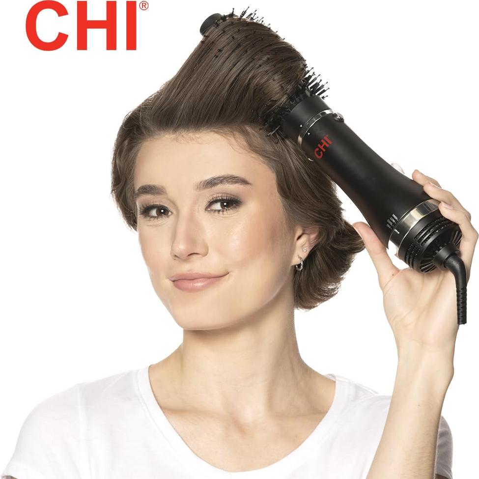 Cepillo Secador de Pelo CHI 3-en-1 con 3 Cabezas Intercambiables