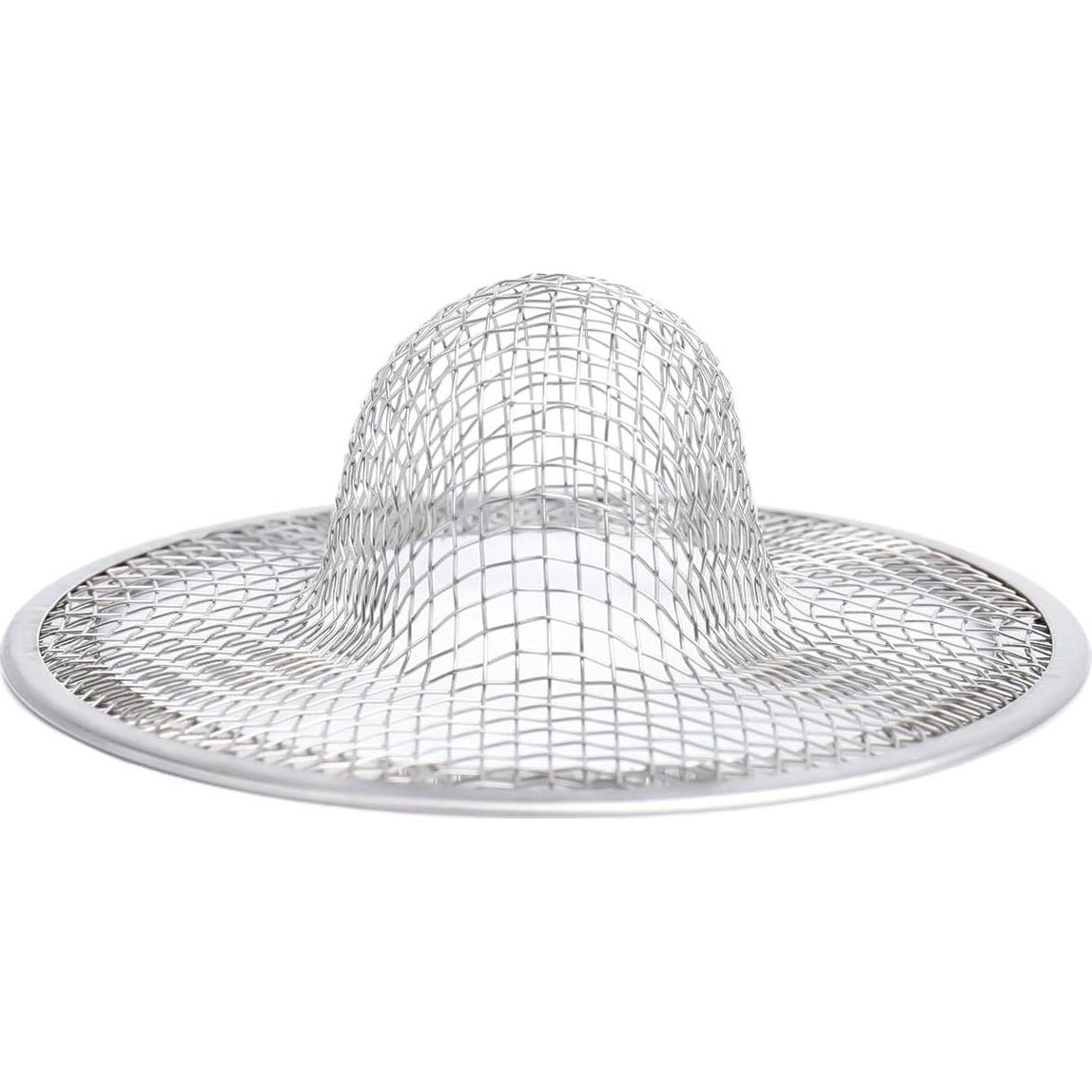 Juego de 50 Filtros de Desagüe Kingrol Acero Inoxidable 7 cm