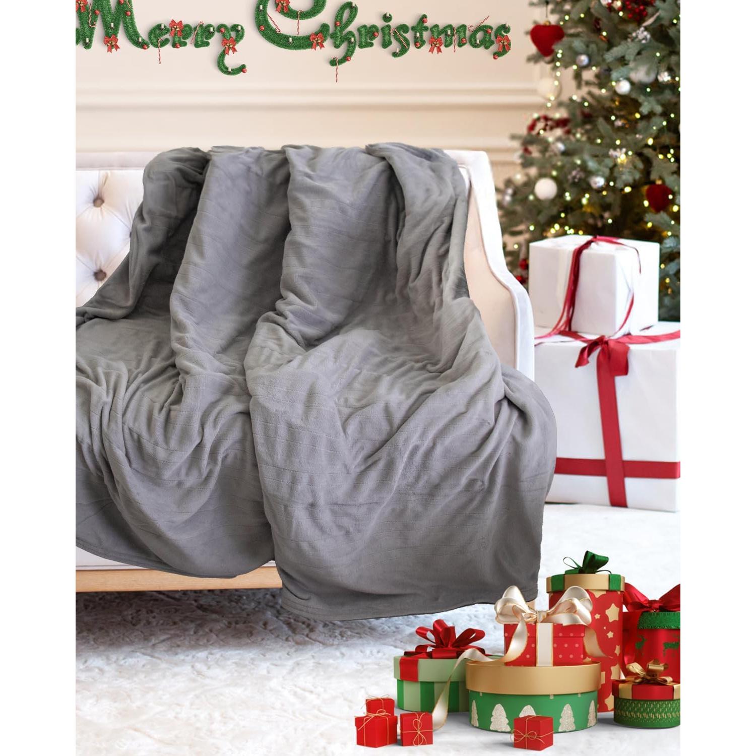 Manta Eléctrica Calentada TCOMAKE Rey 228.6x254 cm 10 Niveles