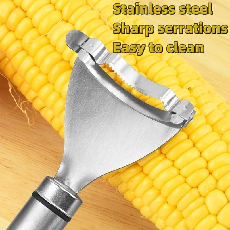 Pelador de Maíz Mágico Genérico Acero Inoxidable 2 Pcs