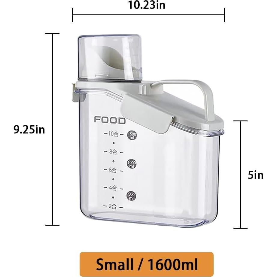 Contenedor de Almacenamiento de Alimentos Chengnanyibei 1600ML Azul