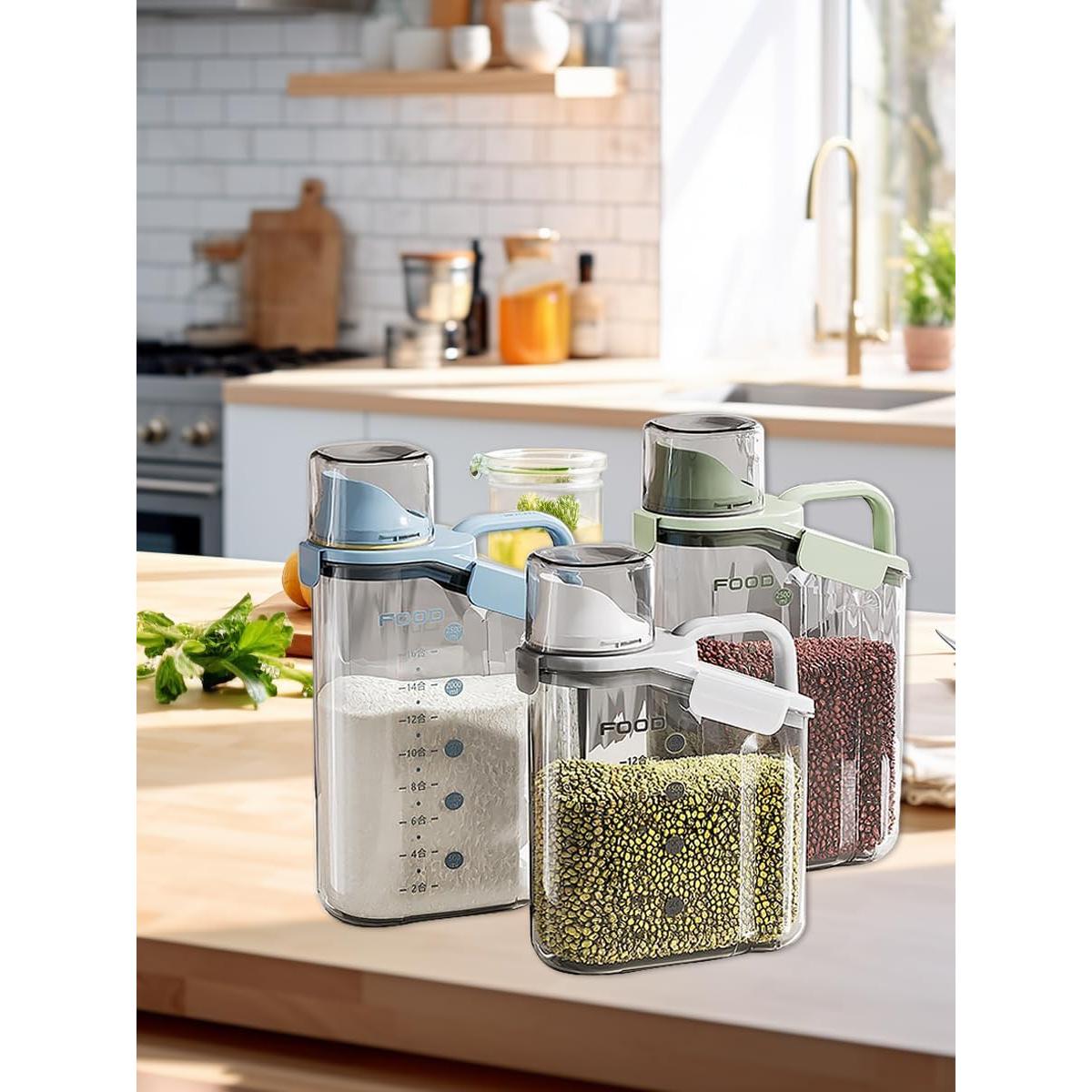 Contenedor de Almacenamiento de Alimentos Chengnanyibei 1600ML Azul