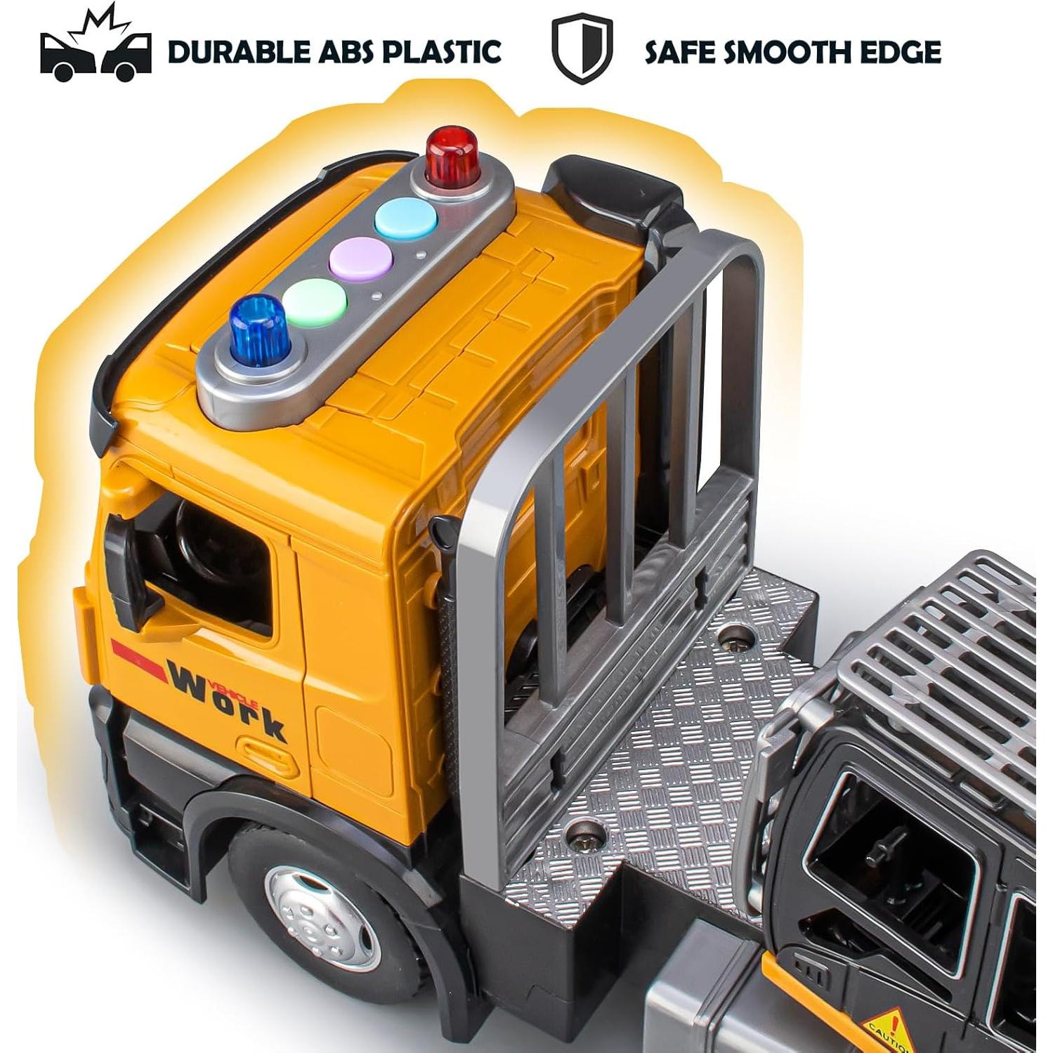 Excavadora Juguete TAKGUD 25.9cm con Luces y Sonidos