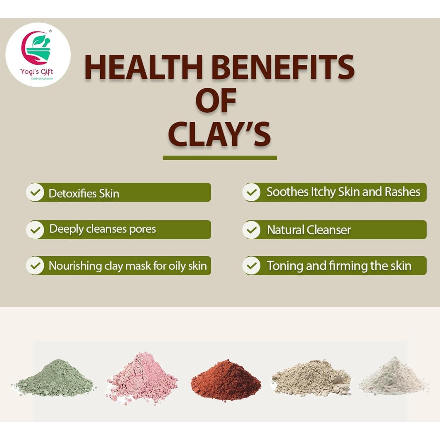 Set de 10 Arcillas Coloridas Yogi's Gift para Jabones y Más