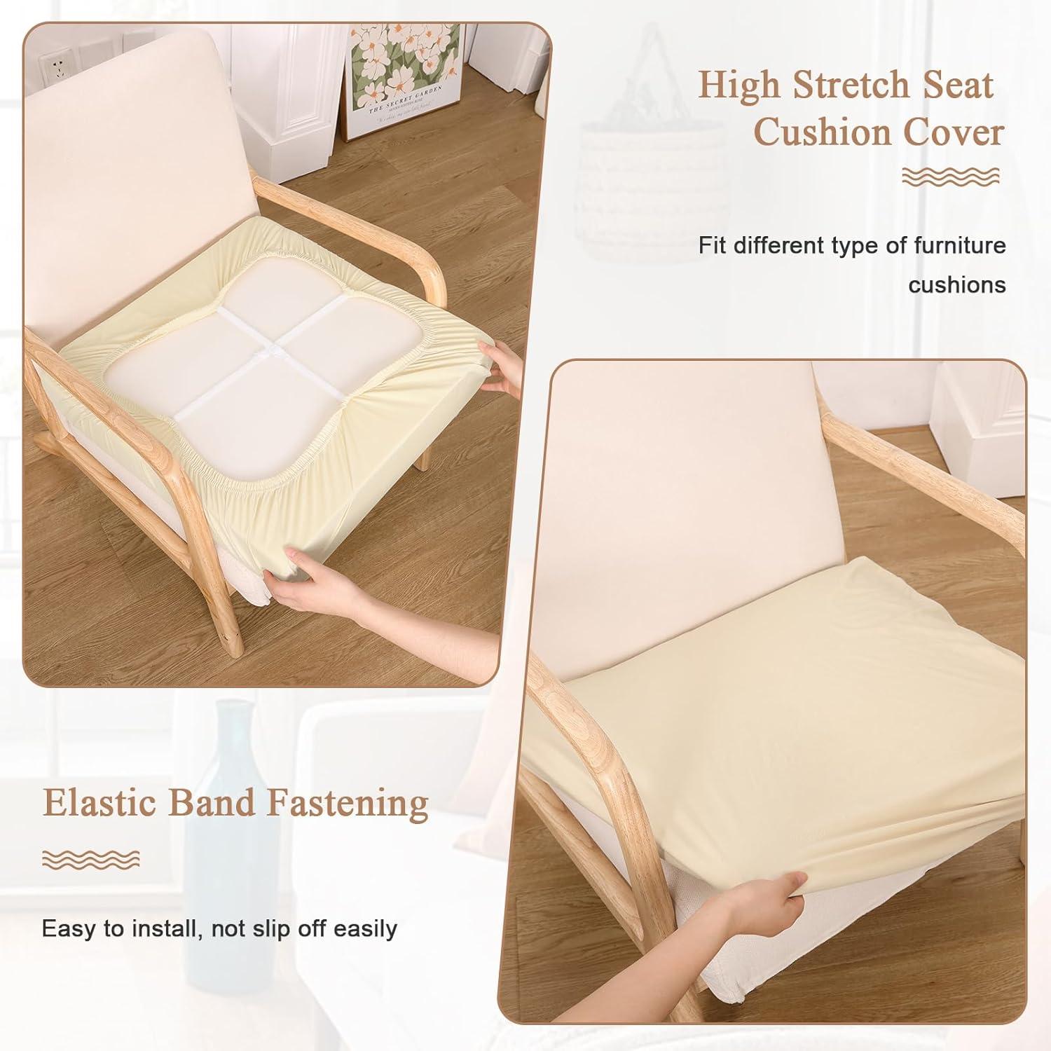 Fundas de Cojines de Patio U'Artlines 8 Piezas Impermeables