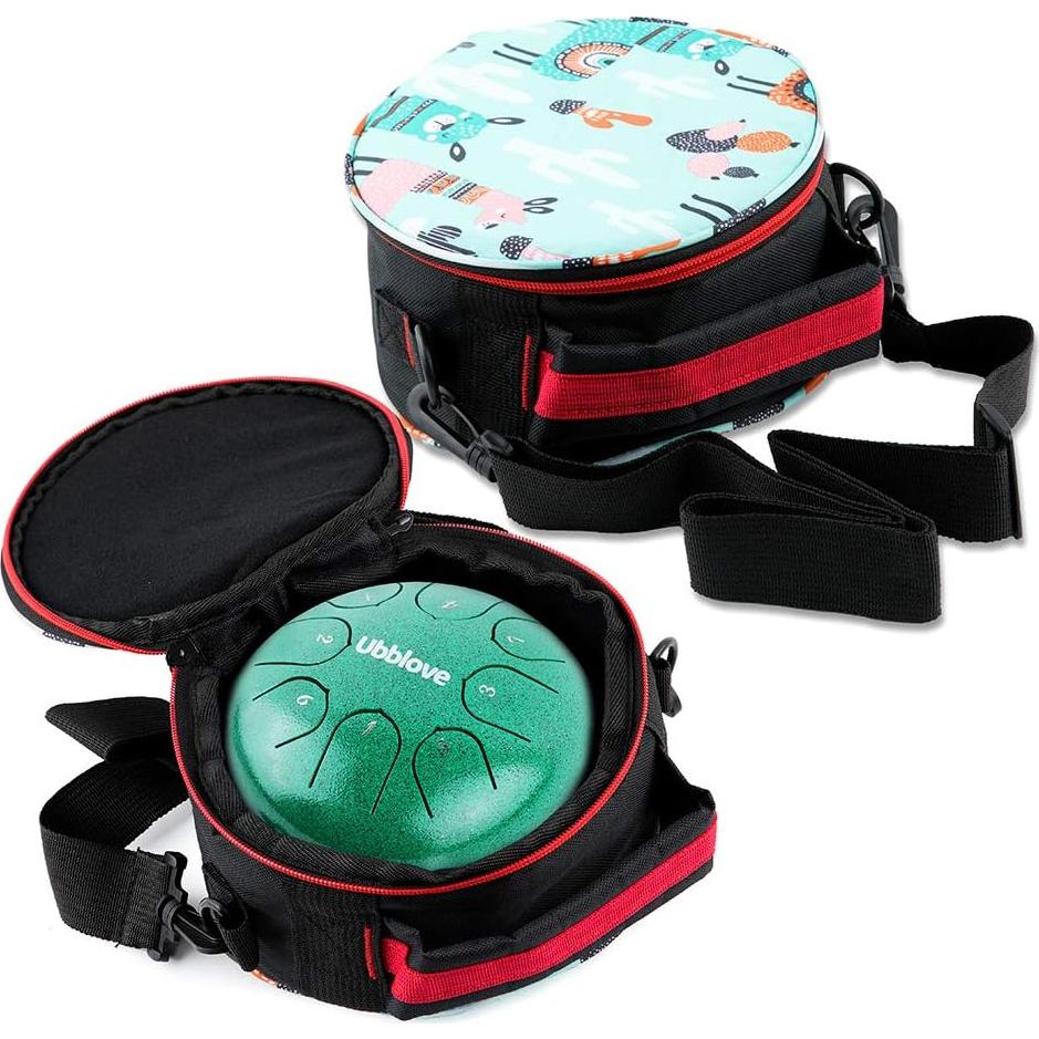 Tambor de Lengua de Acero Ubblove 8 Notas 15 cm Clave de C Verde