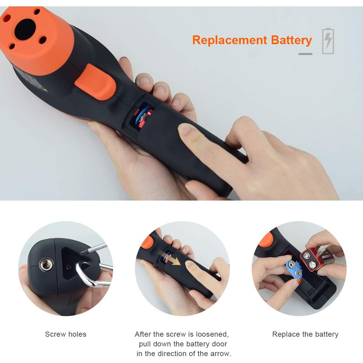 Termómetro Infrarrojo AOPUTTRIVER AP-985C-APP Bluetooth -50°C a 800°C