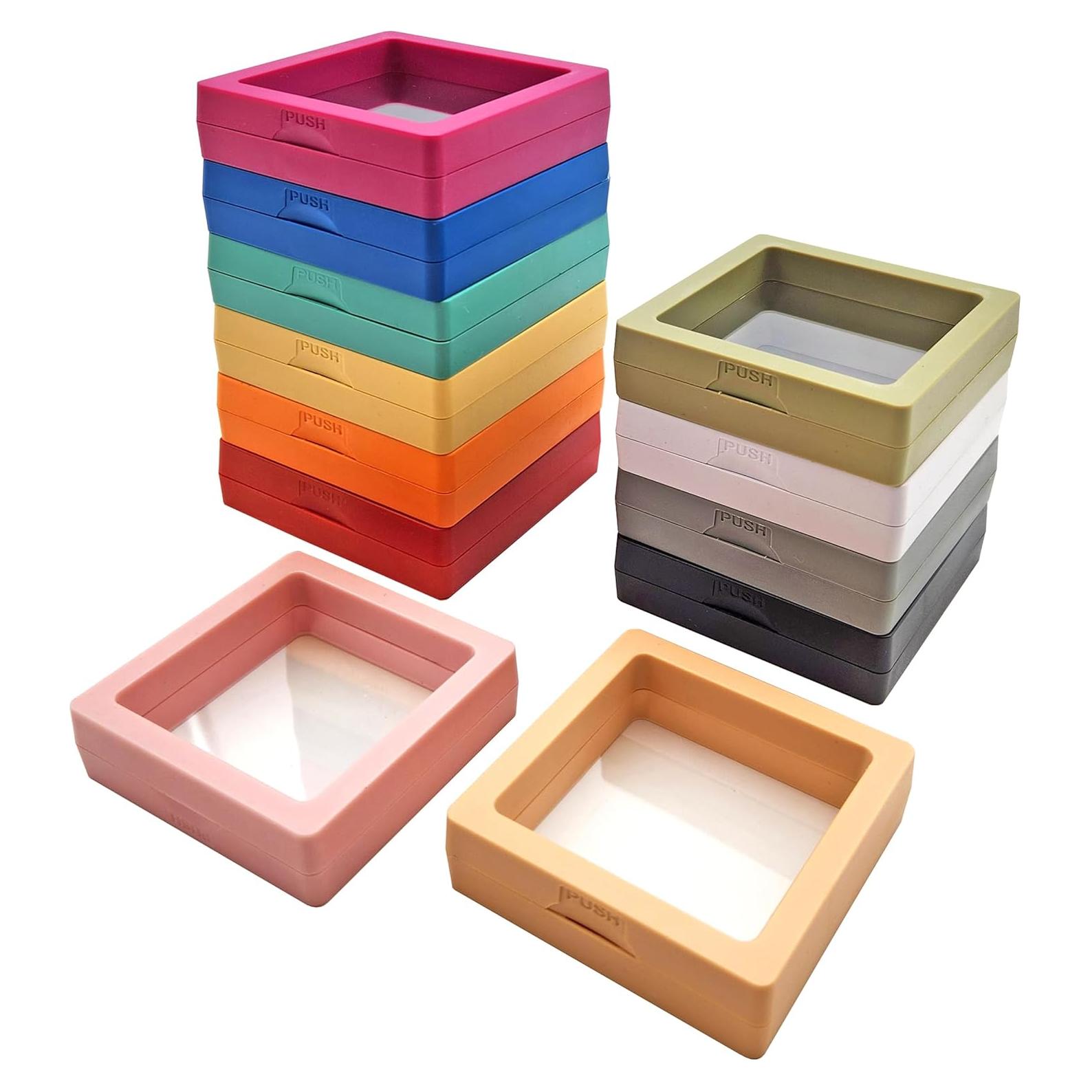 12PCS Soporte de Exhibición Flotante 3D ITUTOO - Caja Joyería