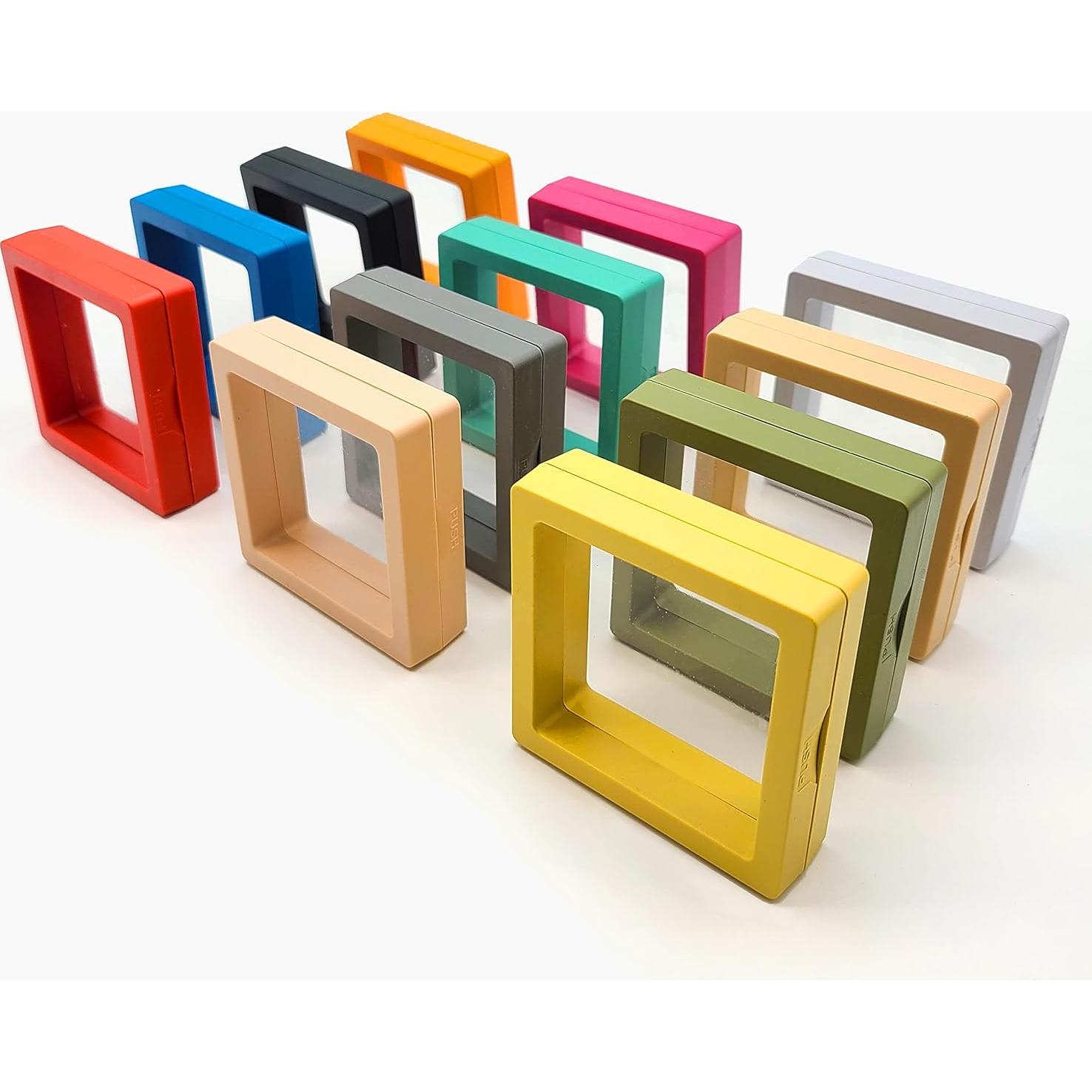 12PCS Soporte de Exhibición Flotante 3D ITUTOO - Caja Joyería