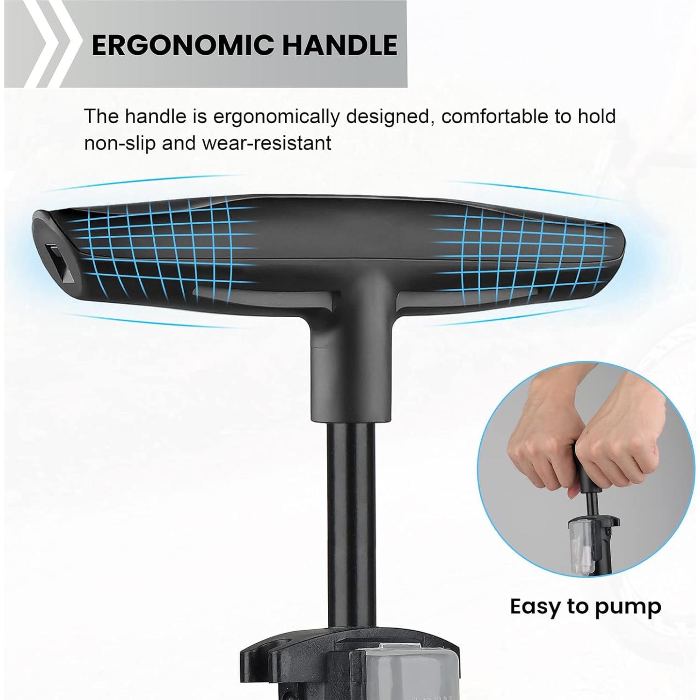 Bomba de Suelo Hycline para Bicicleta - Alta Presión 150PSI