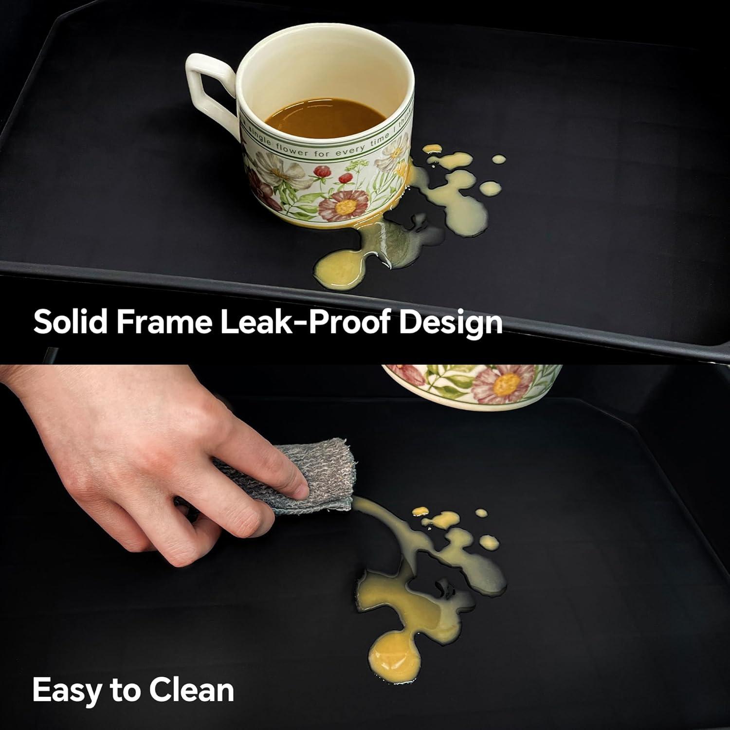 Carro Rodante de Utilidad Steehoom 3 Niveles Negro